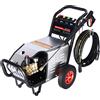 NONE Idropulitrice Commerciale ad Alta Pressione 220V, Macchina Elettrica per la Pulizia di Pavimenti e Superfici, Attrezzatura per la Pulizia di Fango e Sporco su Strade e Campi
