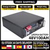 DUHE Batteria al litio ferro fosfato LiFePO4 da 48V 100Ah con BMS integrato per la sostituzione della maggior parte delle soluzioni di alimentazione di backup e per l'accumulo di energia domestica, ESENTE