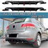 NONE Diffusore paraurti posteriore per auto con luce LED per VW Golf 6 MK6 Standard TDI TSI 2008-2013, spoiler posteriore, splitter, kit carrozzeria in ABS, tuning.