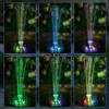Shenzhi Tech Fontana con pompa ad acqua solare, alimentatore 2-in-1 con luce notturna che si illumina automaticamente per giardino, vasca per uccelli, patio, piccolo laghetto