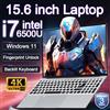FUCHU Intel Core i7 6500U Laptop Windows 11 Pro Computer portatile da 15,6 pollici 16GB RAM 1TB 2TB SSD Notebook PC Portatili da gioco Ufficio Studio