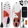 Hypermotion Tavola SUP Gonfiabile HyperMotion per Bambini con Pagaia Wave Boost Rosa, Stabile, 6+ Anni, Antiscivolo