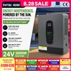 DATOUBOSS Inverter Solare Ibrido Off-Grid DATOUBOSS 3000W 24V a 230V a Onda Pura con Regolatore di Carica MPPT per Uso Domestico