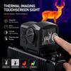 NONE Visore Termico Miniaturizzato con Touchscreen, Dispositivo di Visione Notturna Termica Tattica, Visore Portatile 4-in-1 per Pistola