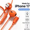 TekaGene Auricolari Cablati per iPhone, Cuffie In-Ear con Suono Surround HiFi, USB Tipo C e Jack da 3,5mm per Apple 17 Pro Max 16 15 Plus iPad