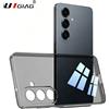 UIGIAG Custodia Morbida Trasparente Nera per Samsung Galaxy S26 S25 Edge S24 S23 S21 FE S22 Ultra Plus, Cover Sottile in Silicone Trasparente