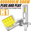 CARLitek Lampadina LED H1 per Fari Auto, CANBUS 600000LM, Luci Fendinebbia Super Luminose, Lampada Wireless Mini per Auto, Plug&Play 12V 24V