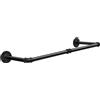 EUGAD 79/100cm Appendiabiti da Parete Nero, Design Industriale Rimovibile, Porta Abiti a Tubo per Conservazione e Appendimento dei Vestiti