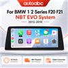 AUTOABC Schermo Touchscreen Wireless Carplay Android AUTO per BMW Serie 1 2 F20 F21 F22 F23 2016-2023 Sistema NBT EVO Lettore Multimediale Radio Video Auto WiFi GPS