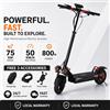 NONE Monopattino Elettrico Pieghevole per Adulti 800W 48V 20.8Ah con Display LED, E-Scooter Fuoristrada con APP, Velocità Massima 50KM/H, Pneumatici Fuoristrada da 10 Pollici, Autonomia 60-80km, Doppi