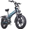 RANDRIDE Bicicletta Elettrica Pieghevole Randride Yx20M-2, 48V 20Ah, 7 Velocità, Pneumatici Fat da 20 Pollici per Fuoristrada, Freni Idraulici, Telaio in Lega di Alluminio
