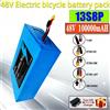 Ddadache Batteria ricaricabile agli ioni di litio da 48V 13S8P 100Ah 18650 100000mAH ad alta potenza con BMS per moto, scooter, bicicletta