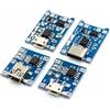 NONE 1-20 Pezzi Modulo Caricabatterie USB Type-C/Micro/Mini 5V 1A 18650 TP4056 con Funzione di Protezione per Batterie al Litio Li-Ion