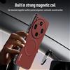 PYUNRU Custodia di Lusso per OPPO Find X9 Ultra X9 X9s Pro X8 X8s Pro Ultra con Supporto Magnetico per Auto, Cover Posteriore in TPU Silicone
