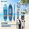 EGGORY SUP Tavola da Paddle Gonfiabile per Esterni, Stile Fat Blu 335 * 89 * 15cm, Design Ultra Largo, Ideale per Yoga Acquatico, Pesca e Viaggi in Famiglia. Viene fornito con un set completo di accessori