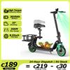 AOVOPRO Monopattino Elettrico AOVOPRO S2Pro con Motore da 500W di Picco, Scooter Elettrico con Sedile, Batteria 36V9AH, Autonomia 35KM, Velocità 31km/h, con Cestino, Ruote da 8.5 Pollici, Doppio Freno, E-Bike
