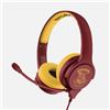 OTL Technologies Harry Potter Hogwarts Crest Auricolare Cablato A Padiglione Giocare Borgogna, Giallo