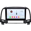 OEM Autoradio con schermo touchscreen, lettore multimediale, compatibile con Hyundai Santa Fe 2 (modelli dal 2006 al 2012), codice QS4, modello AHDC2