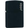 Zippo Accendino a benzina, nero opaco,
