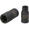 KS Tools 911.0963 1/2" Bussola per avvitatori ad impulsi Torx, corta, E18