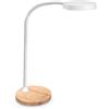 CEP Lampada Flex Desk - a led - con base in legno - bianco - Cep (unità vendita 1 pz.)