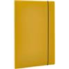 FELLOWES Cartella 3 lembi con elastico HOLOS - A4 - PP - giallo sabbia - Fellowes (unità vendita 1 pz.)