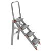 MARCHETTI Scaletta Class Più - con parapetto - 4 gradini - alluminio - Marchetti (unità vendita 1 pz.)