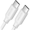 deleyCON 0,5m USB C PD3.0 (60W Ricarica Rapida) per iPhone 16 15 Pro Max Samsung Galaxy S26 S25 S24 S23 S22 Pixel iPad Pro MacBook Air Tablet Switch PS5 - Bianco