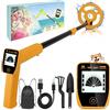 Canvage Rivelatore di metallo per bambini - rilevatore di metallo ricaricabile USB - Metal Detector adatto per cacciatori di tesori - Rivelatore oro ideale per giardino, spiaggia e parco - Trova