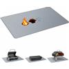 PAWBOSE Tappetino per barbecue da 61 x 40 cm, per barbecue all'aperto, a prova di fuoco su entrambi i lati, per patio e terrazza, tappetino impermeabile a prova di olio e protezione per camino interno
