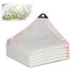 Generic Rete Ombreggiante Bianca 40% per Giardino Serra, Telo Parasole Esterno Traspirante con Occhielli, Rete Frangivento Robusta per Piante Terrazza Semenzai Orto(1x2m)