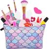 Aomig 16 Pezzi Trucchi Bambina Set, Giochi Trousse Trucchi Ragazza, Kit Trucchi Bambina, Lavabile Trucchi Bambina, Trucco Regali per Ragazze per Bambine 3 4 5 6 7 8 9 10 Anni, Vompleanno, Natale