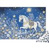 DAFUfbw Starry Night 1000 Piece Puzzle Carta riciclabile Horse Illustration Senior Puzzles Party Accessori per il gioco Great Regalo Idea for Donne And Uomini Both 38x26cm/1000pcs
