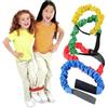 Meet-shop Corda da Corsa Cinturino a Tre Gambe,Cinghie Elastiche 4 Pezzi Cinghie Giochi di Festa di Compleanno per Bambini Gioco di Corse a 3 Zampe Campo di Carnevale Giorno Cortile e Gioco di Staffetta