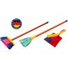 Theo Klein 6125 Set mocio I Set da pulizia colorato da 4 pezzi I Con mocio, scopa, scopetta e paletta, Giocattoli per bambini dai 3 anni in su