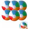 BTACGWP Palline Gonfiabili da Spiaggia, 6 Pezzi 23cm. Palline per Piscina Bambini, Materiale Resiliente e Colori Vivaci. Per Gioco Acqua Sicuro, Vacanze e Feste in Famiglia.