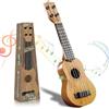 SGZIOO 42cm Chitarra per bambini, Ukulele Bambini, Chitarra Giocattolo con 4 Corde Regolabili, Musica Giocattoli Educativi per Bambini, Principiante, Regalo per Ragazzo e Ragazza