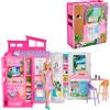 Barbie - Loft Casa Delle Vacanze, Plyaset con Bambola Bionda Inclusa e 4 Aree di Gioco, 11 Accessori e Tante Stanze Arredate, Giocattolo per Bambini, 3+ Anni, Hjr77