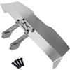 kowaku Vehicle Tail Assembly in Metallo CNC Spoiler Posteriore Upgrade Precisione Montaggio Rapido Adatto per Modellismo Auto RC Pista E Stradale, Silver