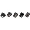 YUNIQUE GREEN-CLEAN-POWER - Set Pignoni 13T-14T-15T-16T-17T 48Dp per Motore Brushless RC 1:10 | Adatto per Monster, Buggy, Truck | Durevole in Metallo, Nero