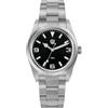 watchdives WD1016 VH31 Orologio al Quarzo, Orologi da Uomo Quadrante da 37 mm Orologio da Polso in Acciaio Inossidabile Luminoso Impermeabile 100 M