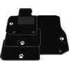 Somer Car Kit Tappetini Auto compatibili con BMW X3 G45 2024-2026 | Set Tappeti in Moquette, ricamo Zampa Cane-Gatto, Tappeto auto su misura