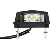Qiilu Universale 12V LED Lampada Posteriore della Lampada Posteriore della Luce del Piatto per Motociclo del Licenza