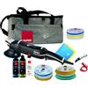 RUPES Kit completo LHR15V per lucidatrice orbitale Bigfoot Mark V Random - Accessori aggiuntivi inclusi - Bigfoot Silver Tools Bag inclusa - Riduzione del rumore e vibrazioni - Fornisce un equilibrio