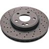 Blue Print 2x BLUE PRINT Disco freno Anteriore Ø295mm Spessore: 28mm Cerchio foro-Ø: 112mm perforato/ventilazione interna ADU174362 Compatibilità con MERCEDES-BENZ Classe A W176 Classe B W246, W242 GLA X156
