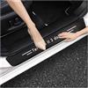 Generico Battitacco Per Auto,Protezione Soglia Portiera Auto-4 Pezzi Compatibile con Nissan Terrano II 3 door Protezione Portiere Auto Battitacco Auto Guardia Porta Soglia Anti-Graffio