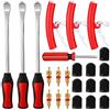 Royouzi 23 Pezzi Combinazione Leve per Pneumatici, Leve Smontagomme