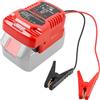 Behogan Adattatore Power Bank per batteria Einhell da 18 V, adattatore per batteria da 12 V, caricatore rapido portatile per auto, dispositivo di avviamento per batterie auto, avviamento sicuro con cavo