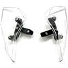 Generico Deflettore parabrezza laterale per carenatura anteriore moto per Guzzi V85TT V85 TT 2019-2023 (Trasparente)
