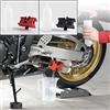 Lorababer motociclo Kit macchina per la pulizia della catena Coperture del pulitore della spazzola Catene Dispositivo di Accessorio per la lubrificazione Adatto a tutti i modelli (Rosso)